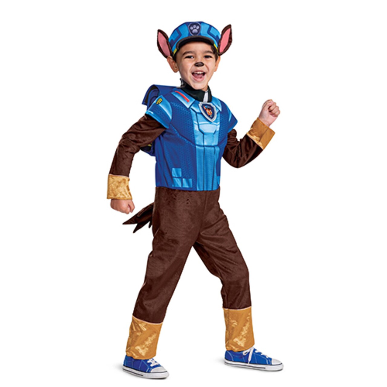 Paw Patrol Movie Chase Deluxe Fancy-Dress Costume - Toddlers 18-24 Months